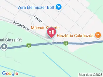 Mácsár Kifőzde Tápiószecső a térképen