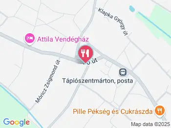 Kaiser Pizzéria Tápiószentmárton a térképen