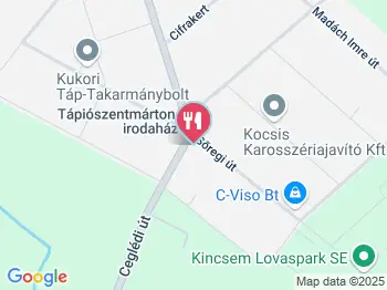 Kincsem Cafe Tápiószentmárton a térképen