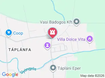 1956-os emlékhely Táplánszentkereszt a térképen