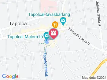 Batsányiné Baumberg Gabriella Tapolca a térképen