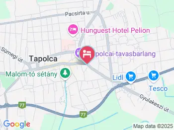 Bibi Vendégház Tapolca a térképen