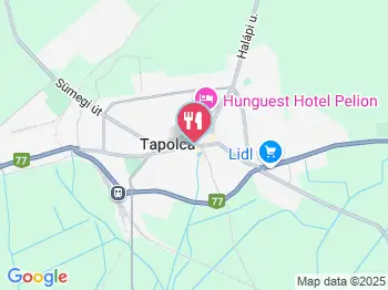 Corso Önkiszolgáló és A'LA Carte étterem Tapolca a térképen