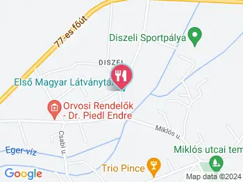 Kávéház a Vörös Lóhoz Tapolca-Diszel a térképen