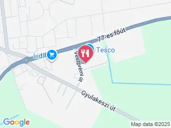 Grillcsirkés Tapolca a térképen