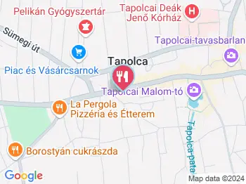 Gyros Ksamil Tapolca a térképen