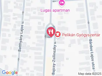 Labovszky Imre lángossütője Tapolca a térképen