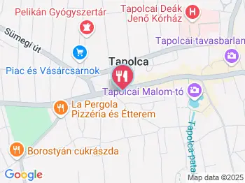 Luti Pékség Tapolca a térképen