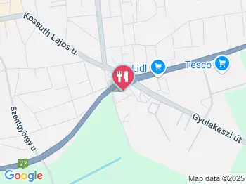 McDonald's, Tapolca Tapolca a térképen