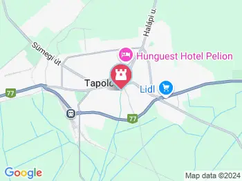 Négy Évszak szoborcsoport Tapolca a térképen