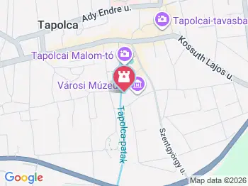 Szerelmesek hídja Tapolca a térképen