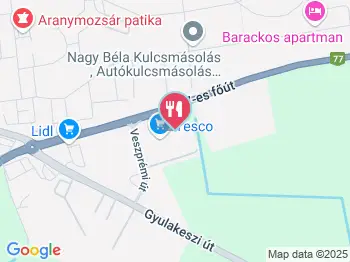 Szerencse Wok Tapolca a térképen