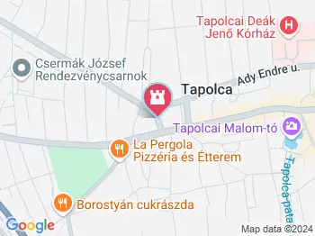 Tojáspark Tapolca a térképen