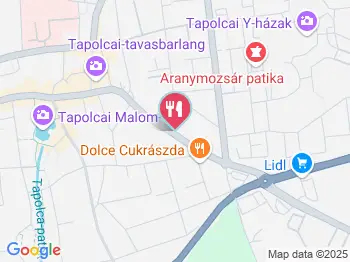 Vadrózsa Kisvendéglő Tapolca a térképen