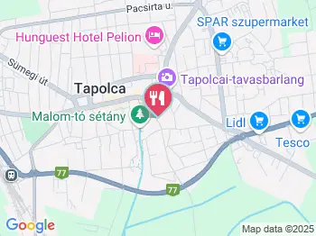 Varjú Fogadó étterme Tapolca a térképen