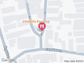 Véndiófa kocsma Tapolca a térképen