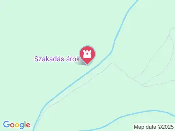 Szakadás-árok Tar a térképen