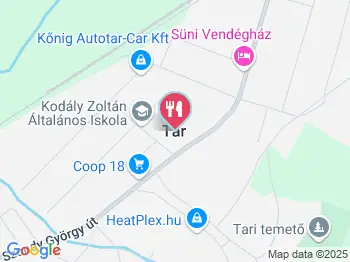 Tara Teaház - Kőrösi Csoma Sándor Emlékpark Tar a térképen