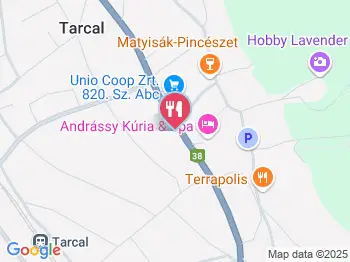 Hanna Cukrászda Tarcal a térképen