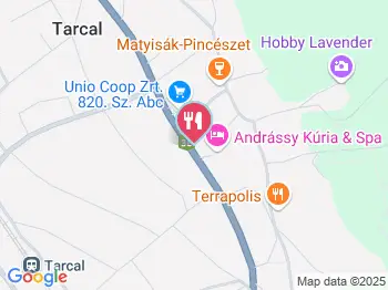 Királyudvar Tarcal a térképen