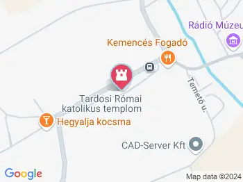 Tardosi Szent Mária Magdolna templom Tardos a térképen