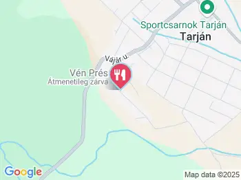 Pince a Vén Préshez Tarján a térképen
