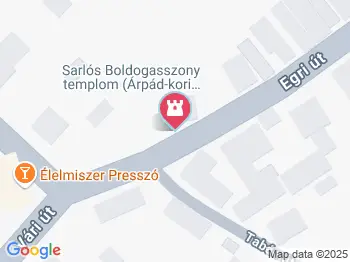Sarlós Boldogasszony-templom Tarnaszentmária a térképen