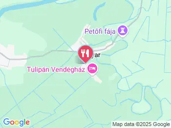 Kuruc Vendéglő Tarpa a térképen