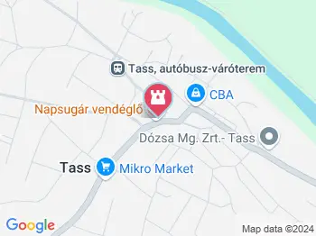 Hősi emlékmű Tass a térképen