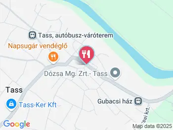 Tassi Halászcsárda Tass a térképen