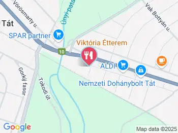 Viktória Étterem Tát a térképen