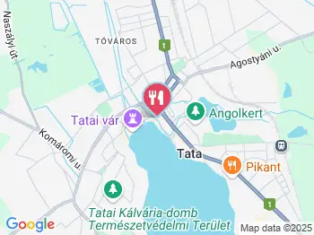 Albatrosz Étterem Tata a térképen