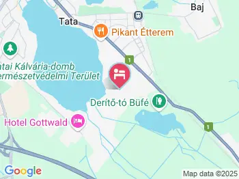 Arany Napos Part Apartmanház Tata a térképen