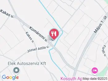 Bagaméri Cukrászda Tata a térképen