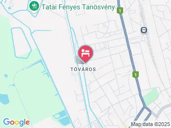 Berta Malom Panzió Tata a térképen