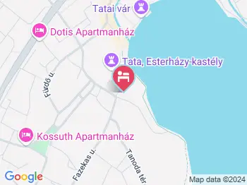 Czérna Vendégház Tata a térképen