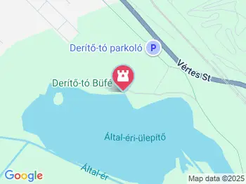 Derítő-tó Tata a térképen