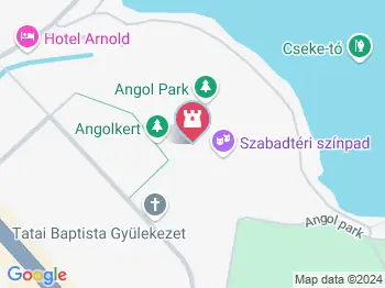 Esterházy Nyári lak Tata a térképen