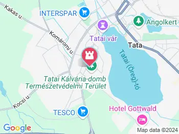 Fellner Jakab-kilátó Tata a térképen