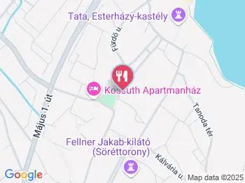 Gottwald Cafe Tata a térképen