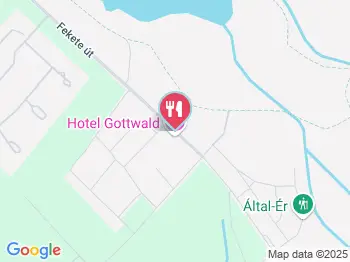 Gottwald Hotel étterme Tata a térképen