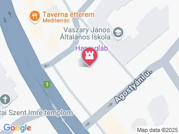 Harangláb Tata a térképen