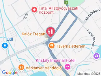 Kalóz Fregatt Étterem Tata a térképen