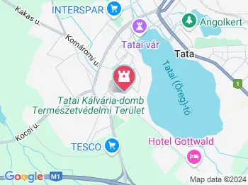 Kápolna a Kálvária-dombon Tata a térképen