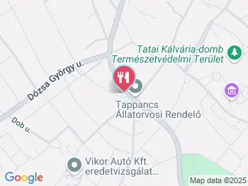 Kisföldes Étterem Tata a térképen