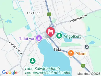 Kristály Imperial Hotel Tata a térképen