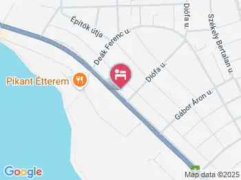 Orchidea Apartman Tata a térképen