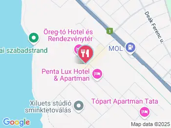 Veranda Étterem és Kávézó Tata a térképen