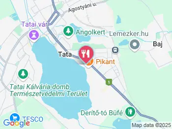 Pikantó Étterem Tata a térképen