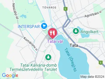 Platán Bisztró Tata a térképen